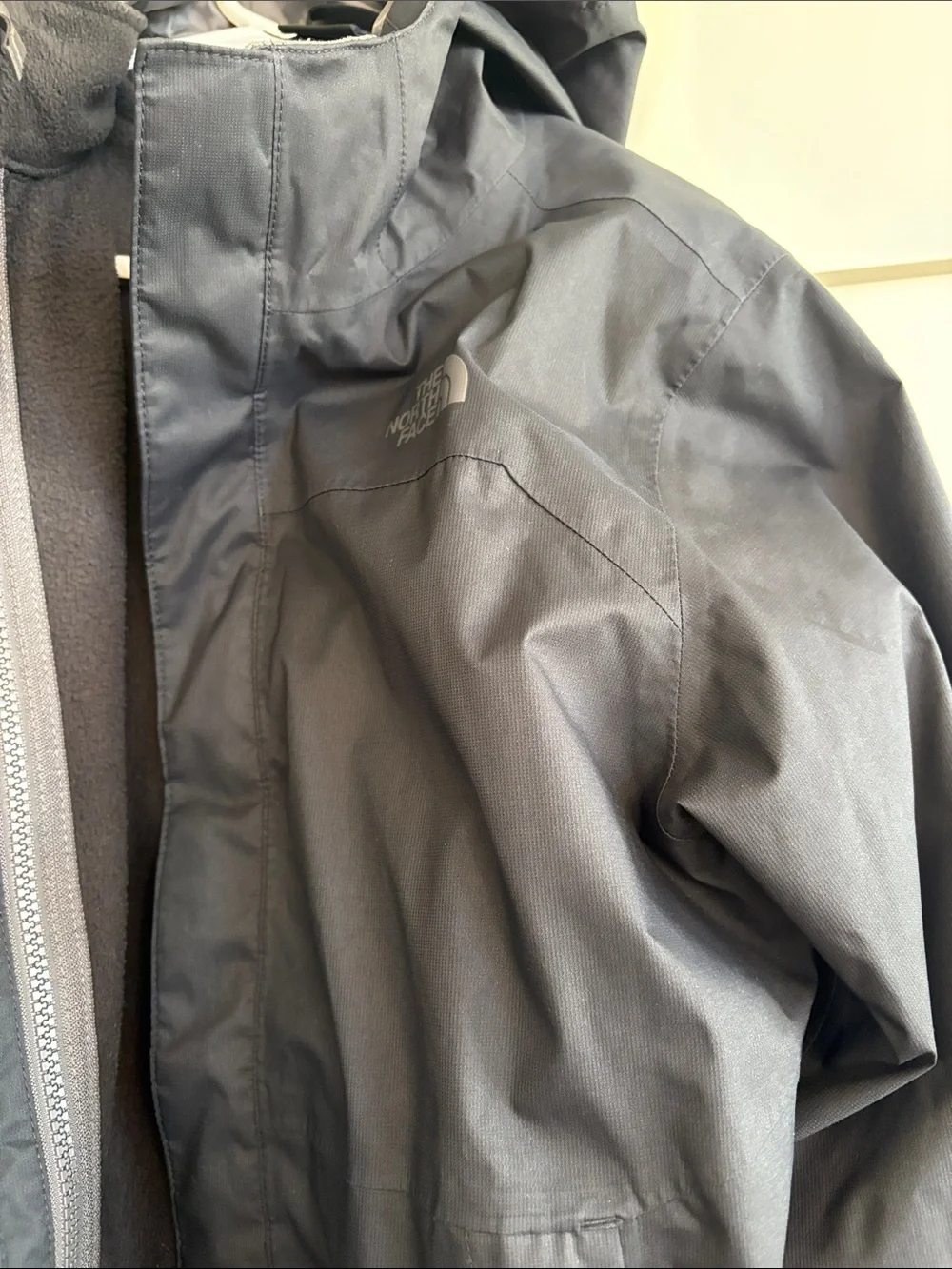 The North Face Kids Hooded Rain Jacket - Black